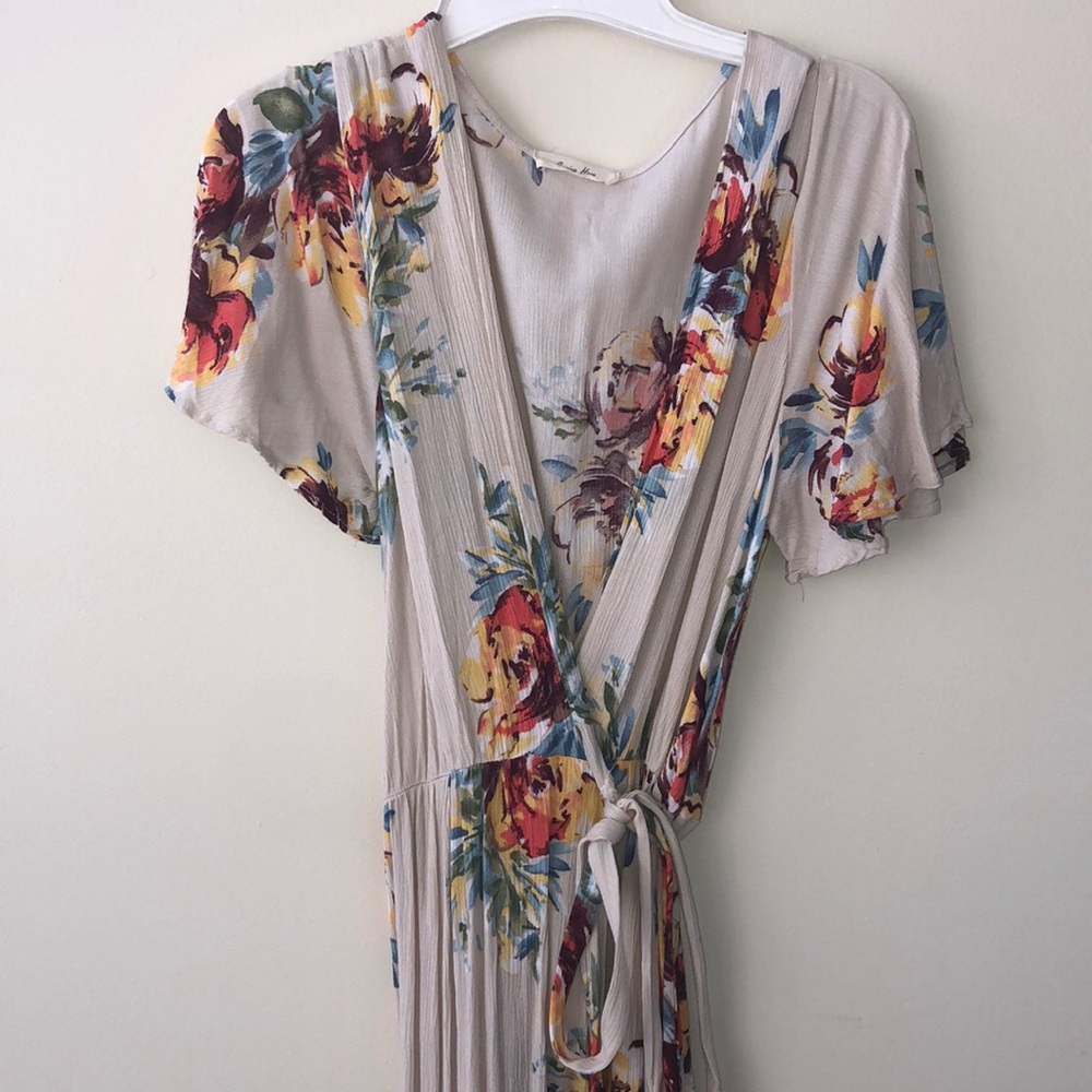 Maxi wrap dress